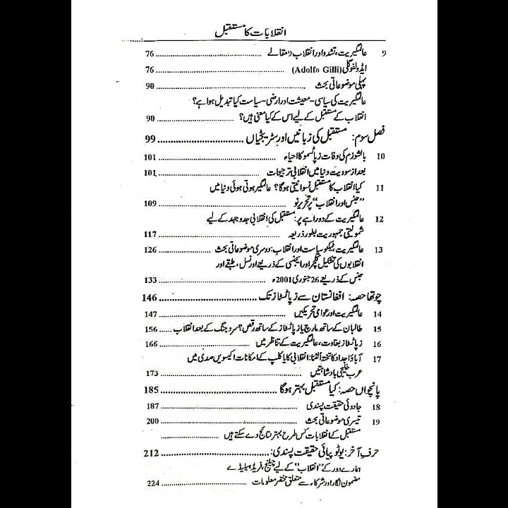 Inqalabat Ka Mustaqbil انقلاب کا مستقبل پروفیسر ظفر علی خان
